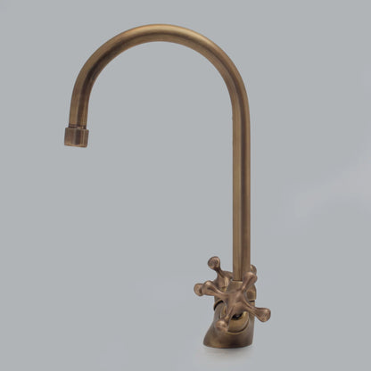 Elegant Luxury Bathroom Sink Faucet | Oil Rubbed Bronze Single Hole Antique Design | HANSA HANDICRAFT