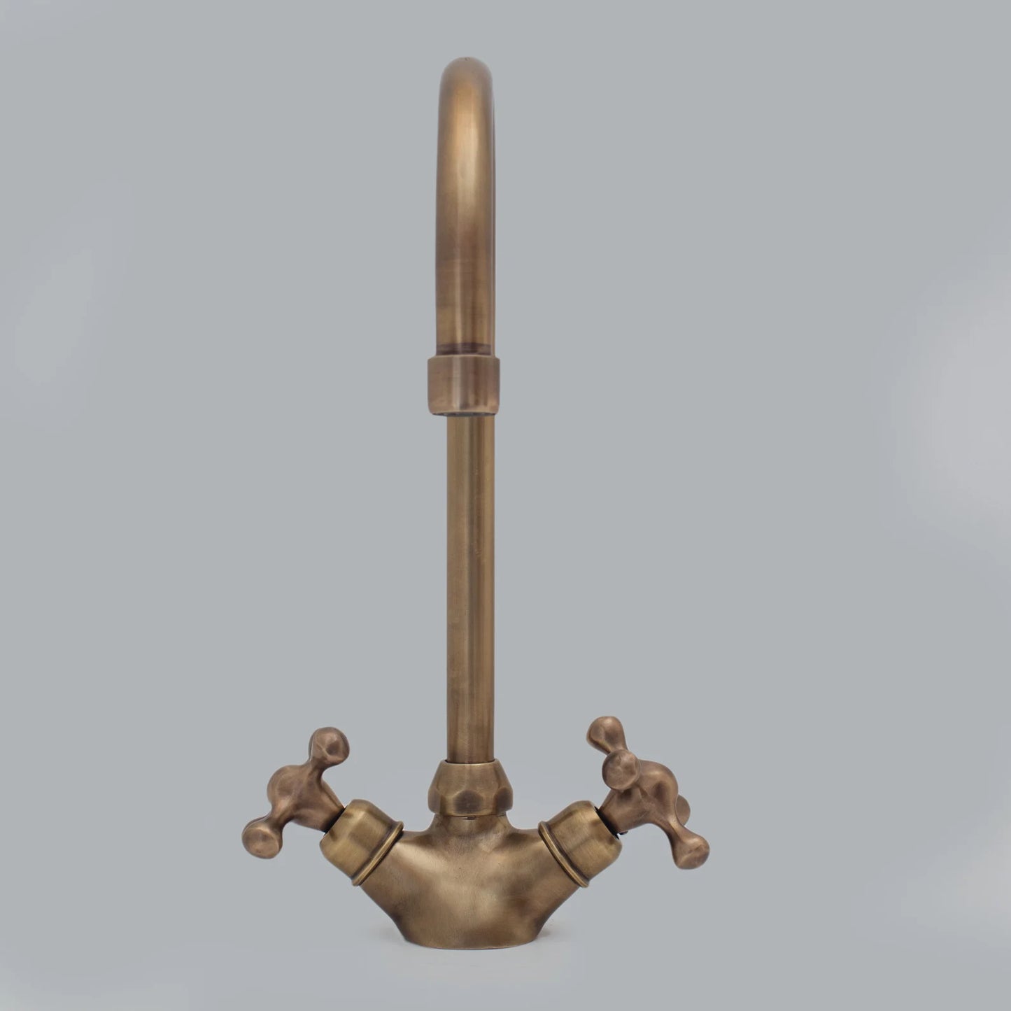 Elegant Luxury Bathroom Sink Faucet | Oil Rubbed Bronze Single Hole Antique Design | HANSA HANDICRAFT