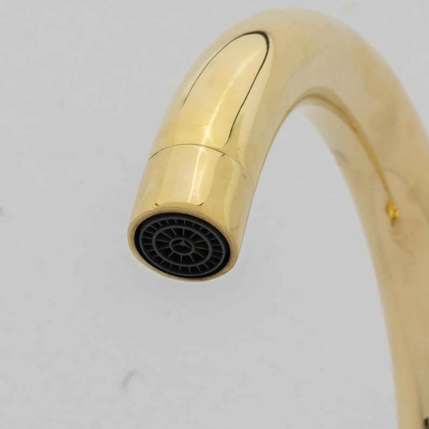 Brass Basin Mixer Tap | Compact Unlacquered Brass Sink Faucet – HANSA HANDICRAFT