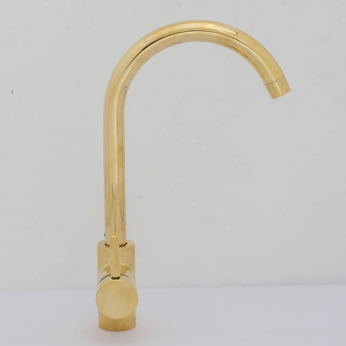 Brass Basin Mixer Tap | Compact Unlacquered Brass Sink Faucet – HANSA HANDICRAFT