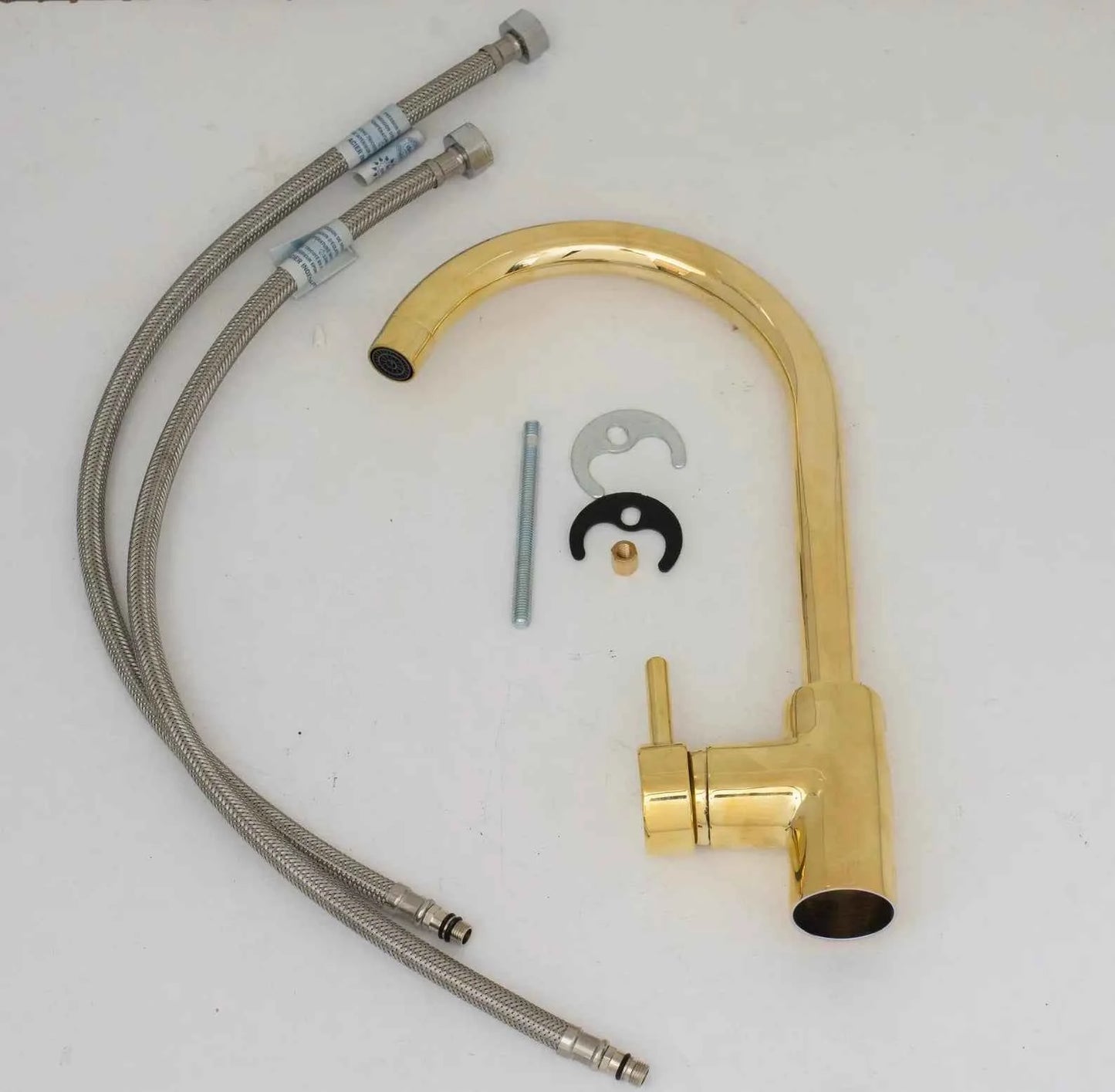 Brass Basin Mixer Tap | Compact Unlacquered Brass Sink Faucet – HANSA HANDICRAFT