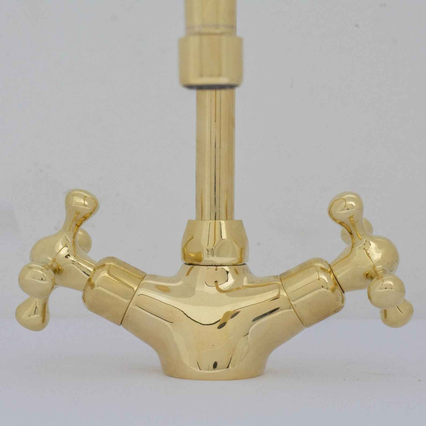 Unlacquered Brass Bathroom Faucet | Short Single Hole Vanity Sink Tap – HANSA HANDICRAFT