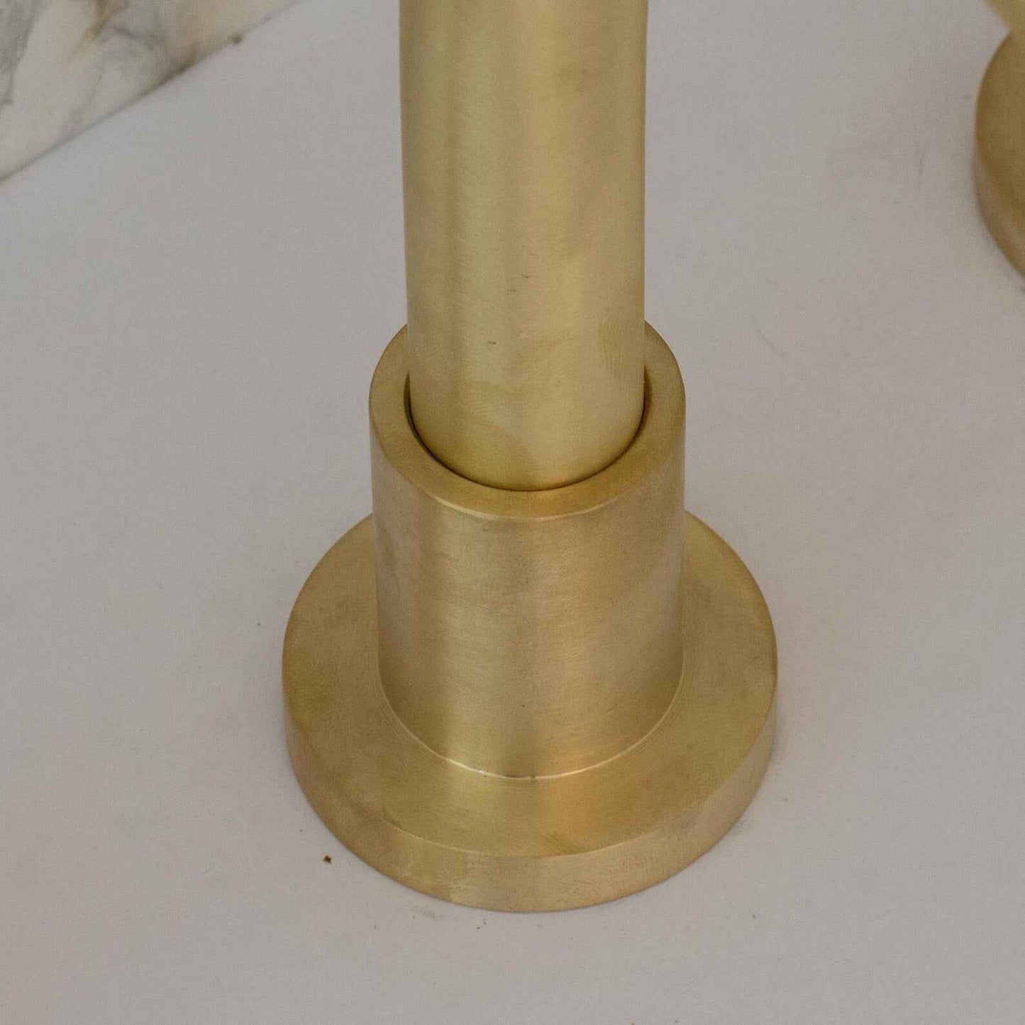 Unlacquered Brass Single Hole Faucet | Solid Brass Lever Handle Mixer Tap | Compact Bathroom Faucet – HANSA HANDICRAFT