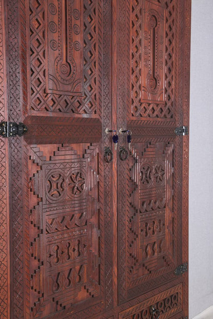 Stunning Berber Wardrobe, Moroccan Dresser, Bedroom Furniture, Custom Wardrobe, Free Shipping