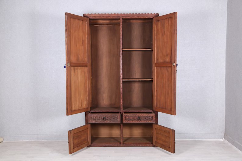 Stunning Berber Wardrobe, Moroccan Dresser, Bedroom Furniture, Custom Wardrobe, Free Shipping