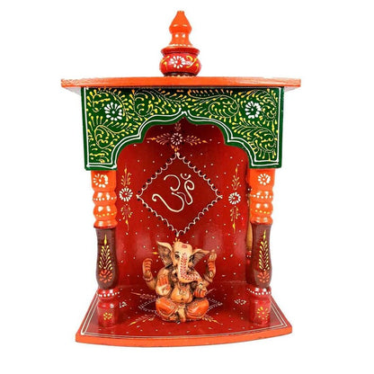 Home Decor Wooden Temple | Pooja Ghar Mandir Wall Mount