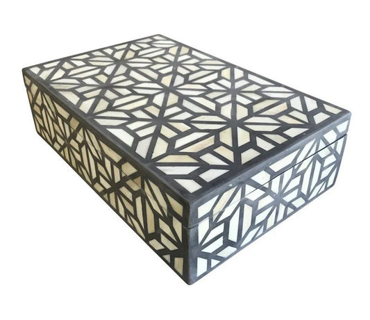 Bone inlay Decorative gift box jewelry Box can be customized