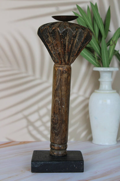 Table Candle Wood Pillar Candlestick Holders Wedding stick Holders, Table Décor, Home Décor,