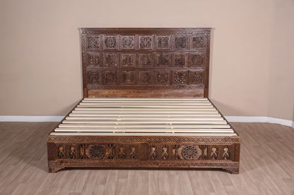 Moroccan Traditional Bed Frame, Handmade Bed Frame, Custom Bed Frame, Free Shipping