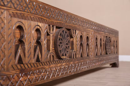 Moroccan Traditional Bed Frame, Handmade Bed Frame, Custom Bed Frame, Free Shipping