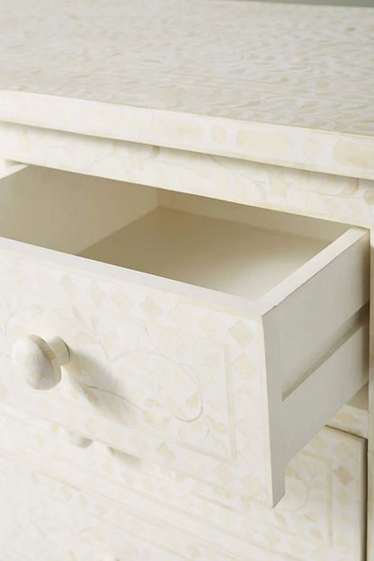 Bone Inlay Chest Of 7 Drawers Floral by Hansa Handicraft