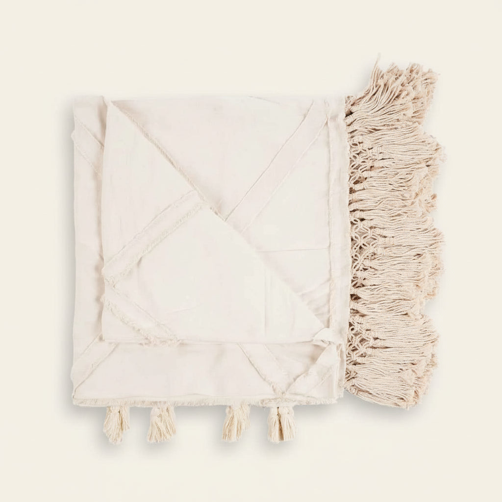 BERBER BED THROW | 300 x 240 CM | NATURAL