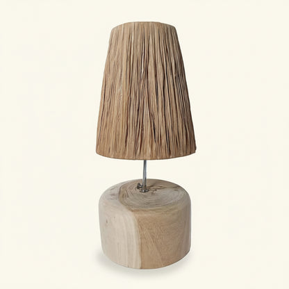 SEAGRASS TEAK TABLE LAMP | NATURAL