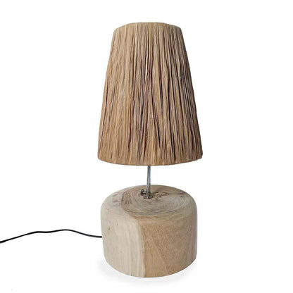 SEAGRASS TEAK TABLE LAMP | NATURAL