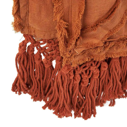 BERBER BED THROW | 300 x 240 CM | TERRACOTTA