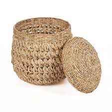 TARAJIH BASKET WITH LID | 2 SIZES | NATURAL
