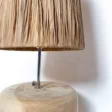 SEAGRASS TEAK TABLE LAMP | NATURAL