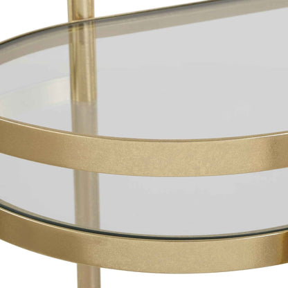 ISABELLE GOLD BAR CART