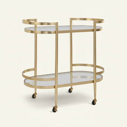 ISABELLE GOLD BAR CART
