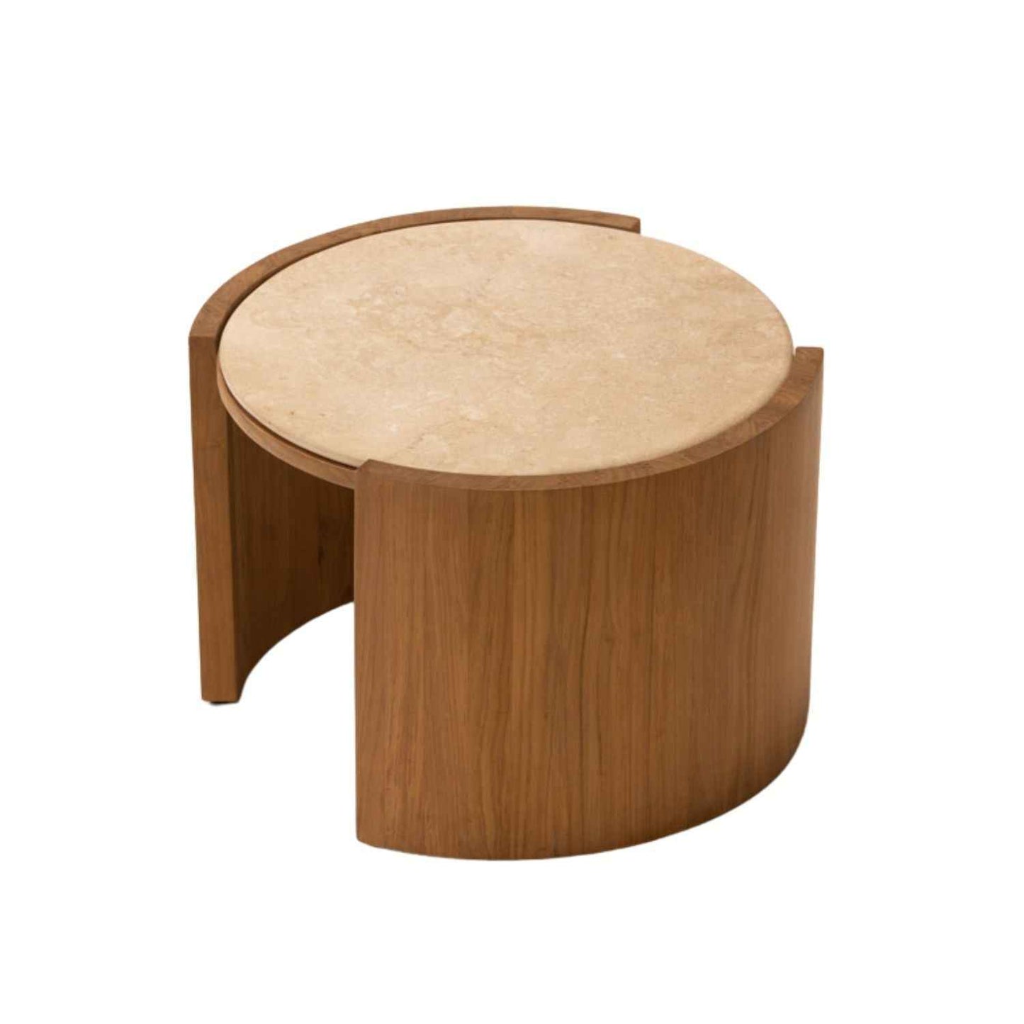 ISAK SIDE TABLE | MARBLE TOP | NATURAL