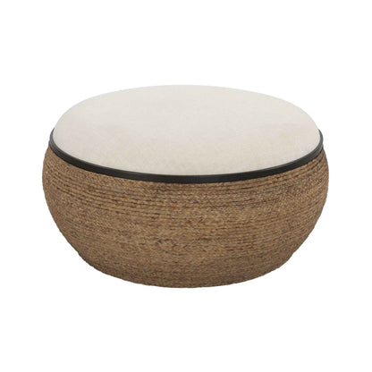 ISLAND PALM STORAGE COCKTAIL OTTOMAN
