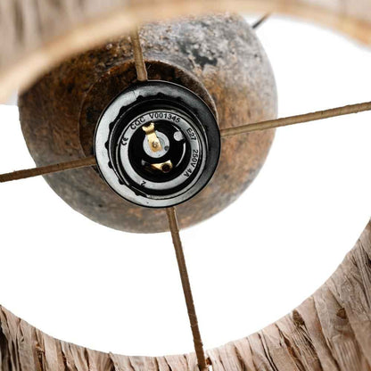 ITHAKA TABLE LAMP | ANTIQUE GREY + NATURAL