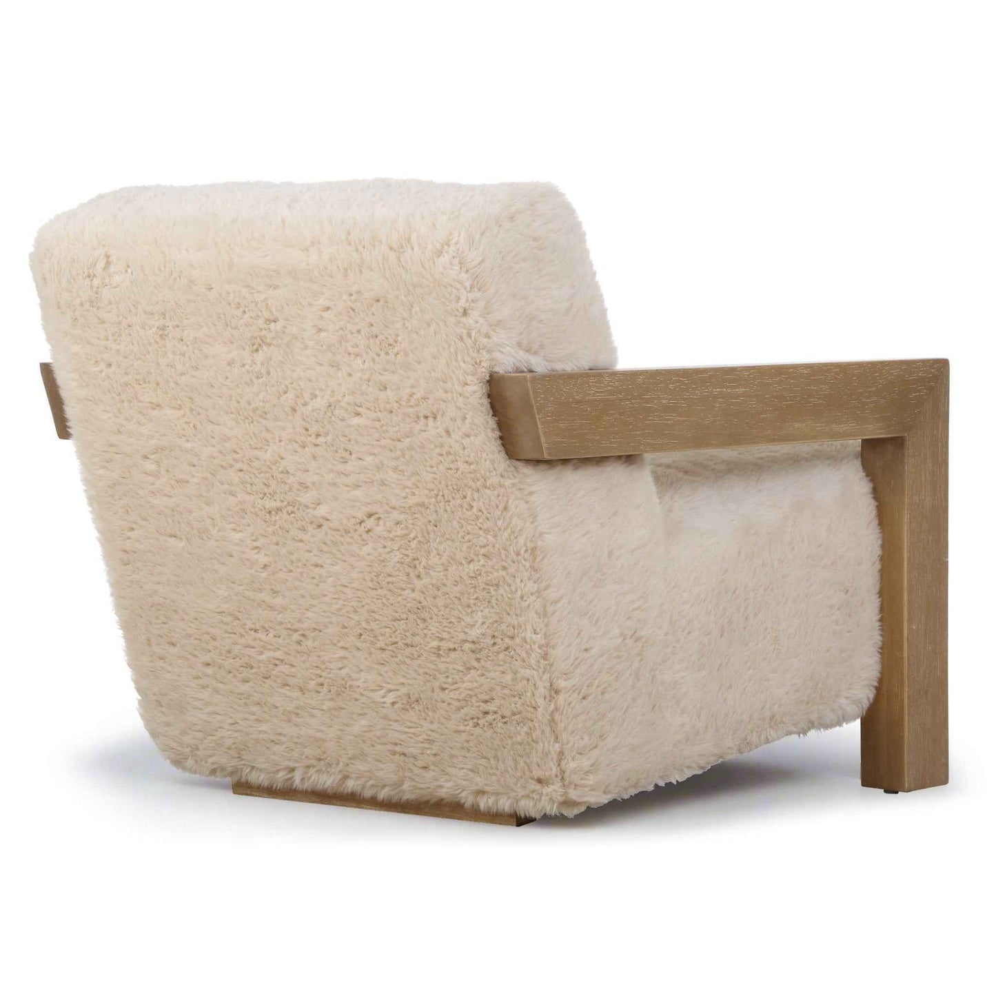 JACKSON FAUX SHEEPSKIN ARM CHAIR