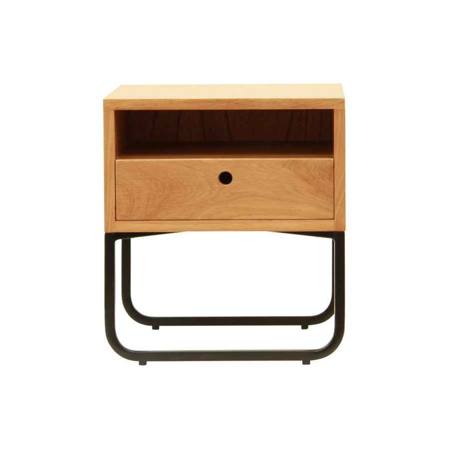 JAYDEN (BED)SIDE TABLE / BLACK FRAME