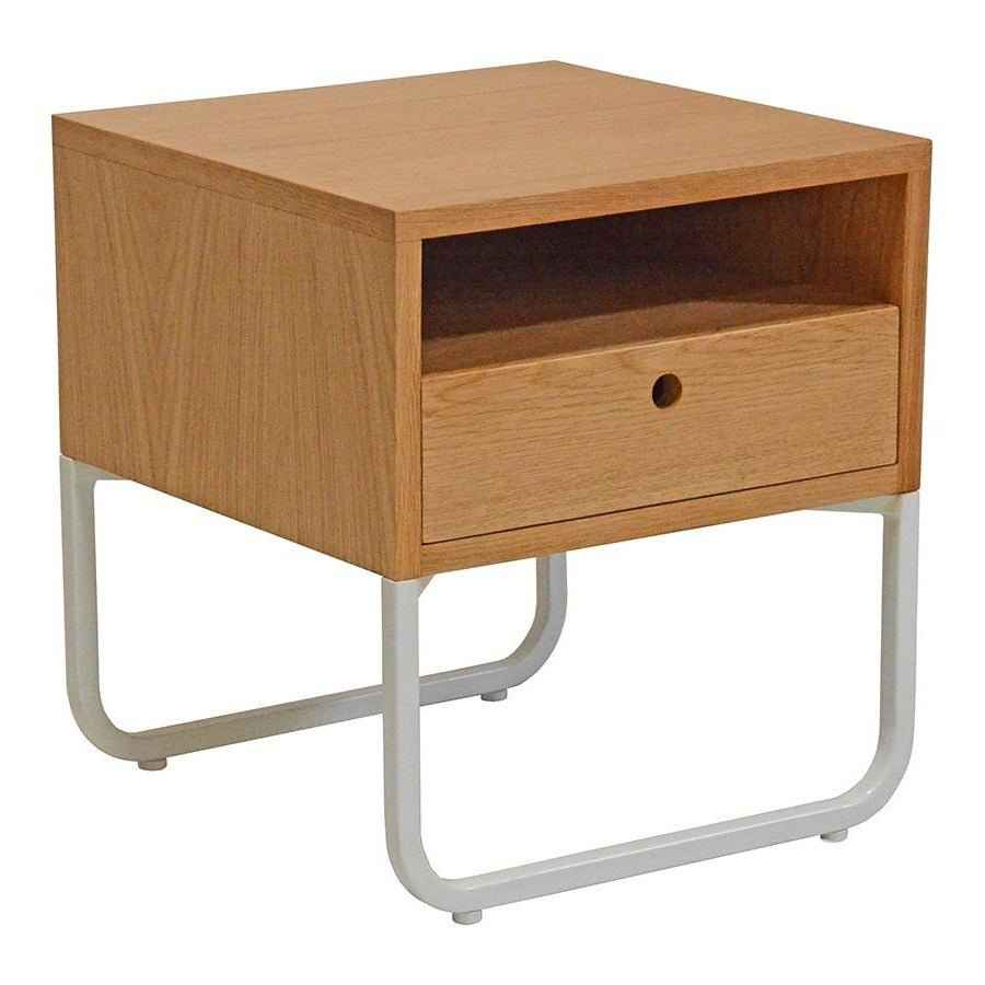 JAYDEN (BED)SIDE TABLE / WHITE FRAME