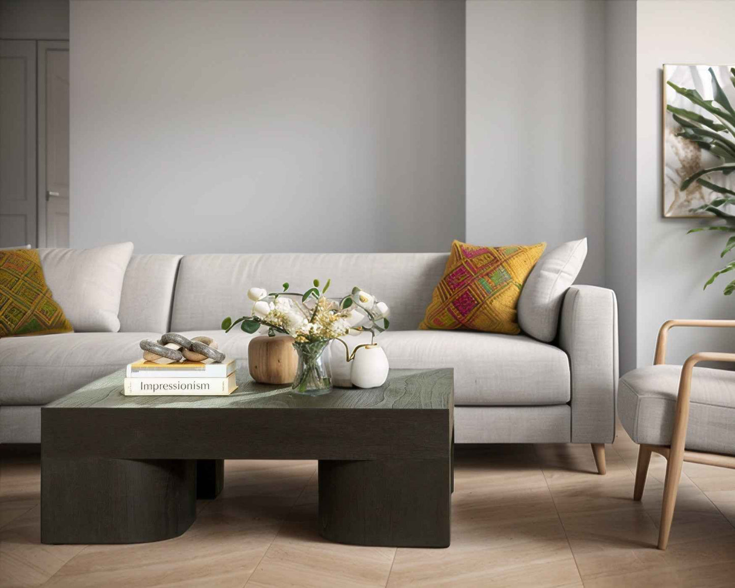 JONAH DARK WOOD COFFEE TABLE