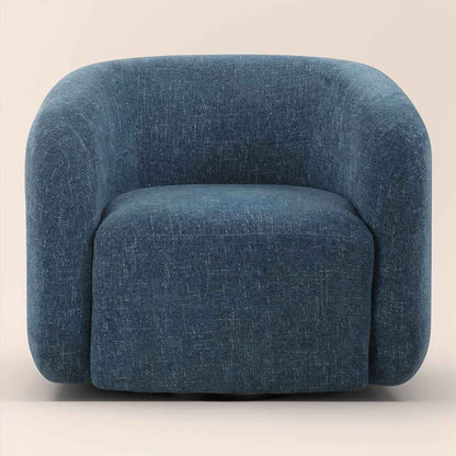 JUNIE CHENILLE UPHOLSTERED SWIVEL CHAIR