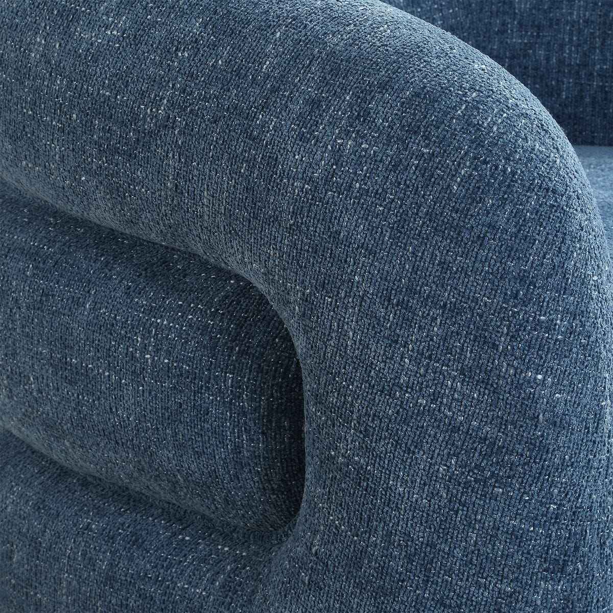 JUNIE CHENILLE UPHOLSTERED SWIVEL CHAIR