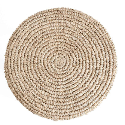 JUNO BAR STOOL | RECLAIMED TEAK +RAFFIA | IN-OUTDOORS