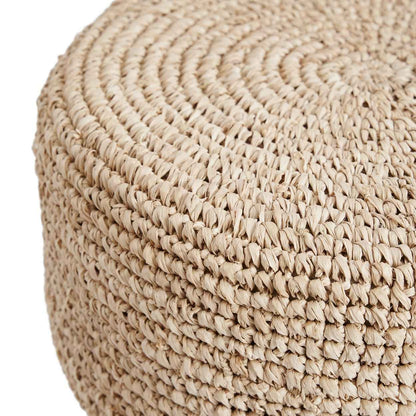 JUNO BAR STOOL | RECLAIMED TEAK +RAFFIA | IN-OUTDOORS