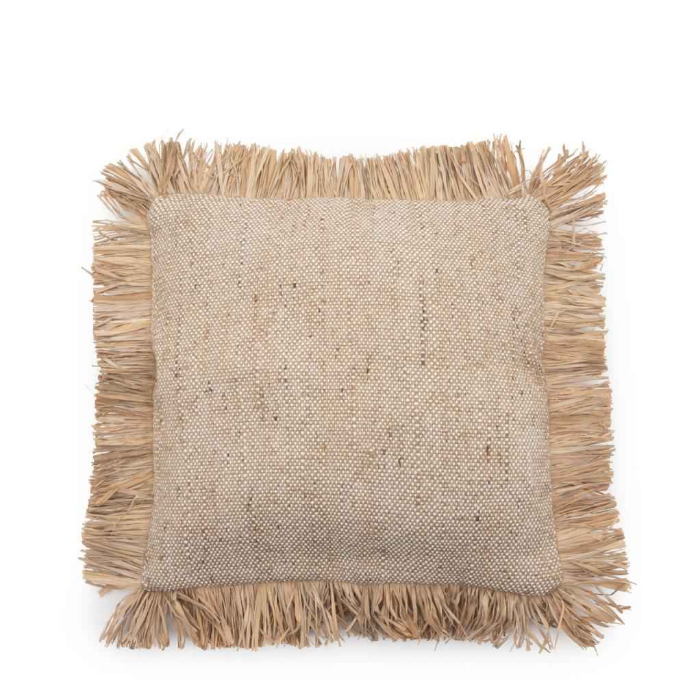 JUTE BONITA SQUARE CUSHION COVER | NATURAL | 2 SIZES