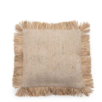 JUTE BONITA SQUARE CUSHION COVER | NATURAL | 2 SIZES