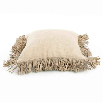 JUTE BONITA SQUARE CUSHION COVER | NATURAL | 2 SIZES