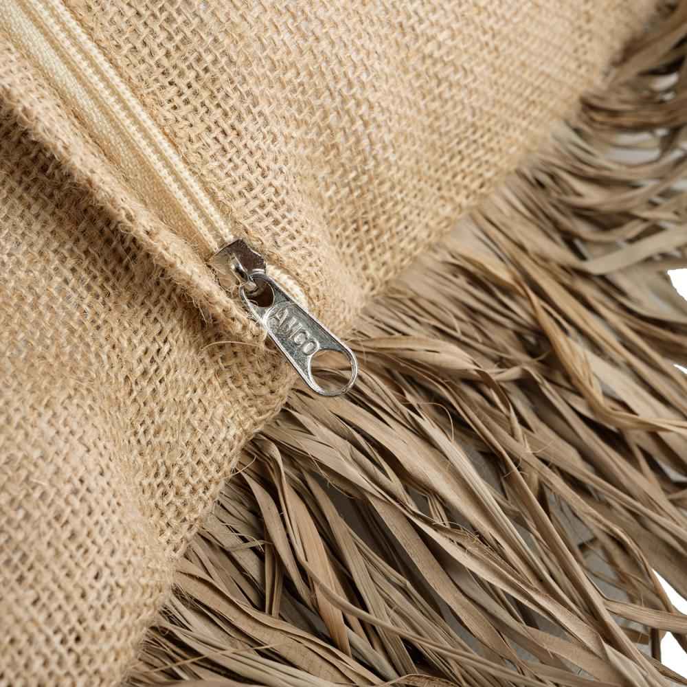 JUTE BONITA SQUARE CUSHION COVER | NATURAL | 2 SIZES