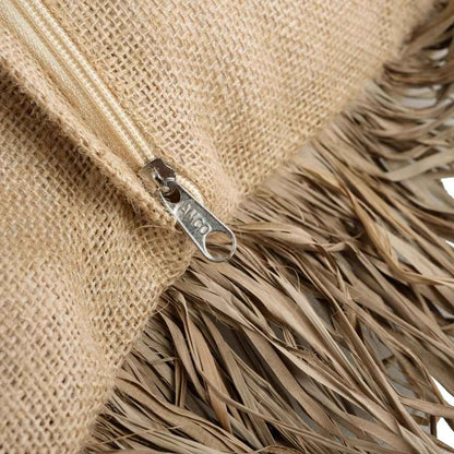 JUTE BONITA SQUARE CUSHION COVER | NATURAL | 2 SIZES