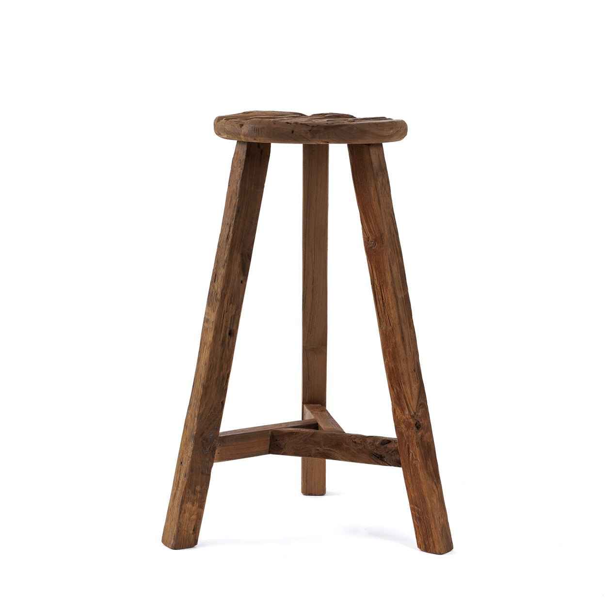 KABUKI BAR STOOL | RECLAIMED TEAK
