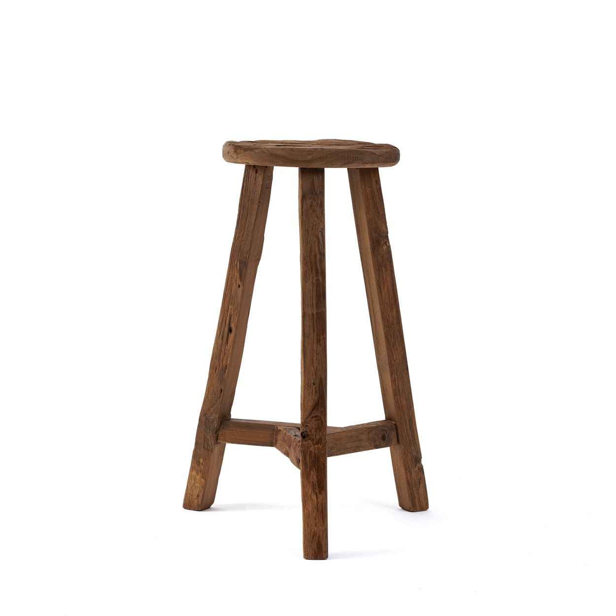 KABUKI BAR STOOL | RECLAIMED TEAK