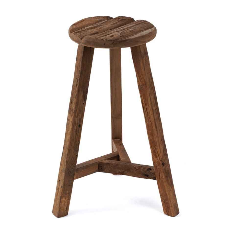 KABUKI BAR STOOL | RECLAIMED TEAK
