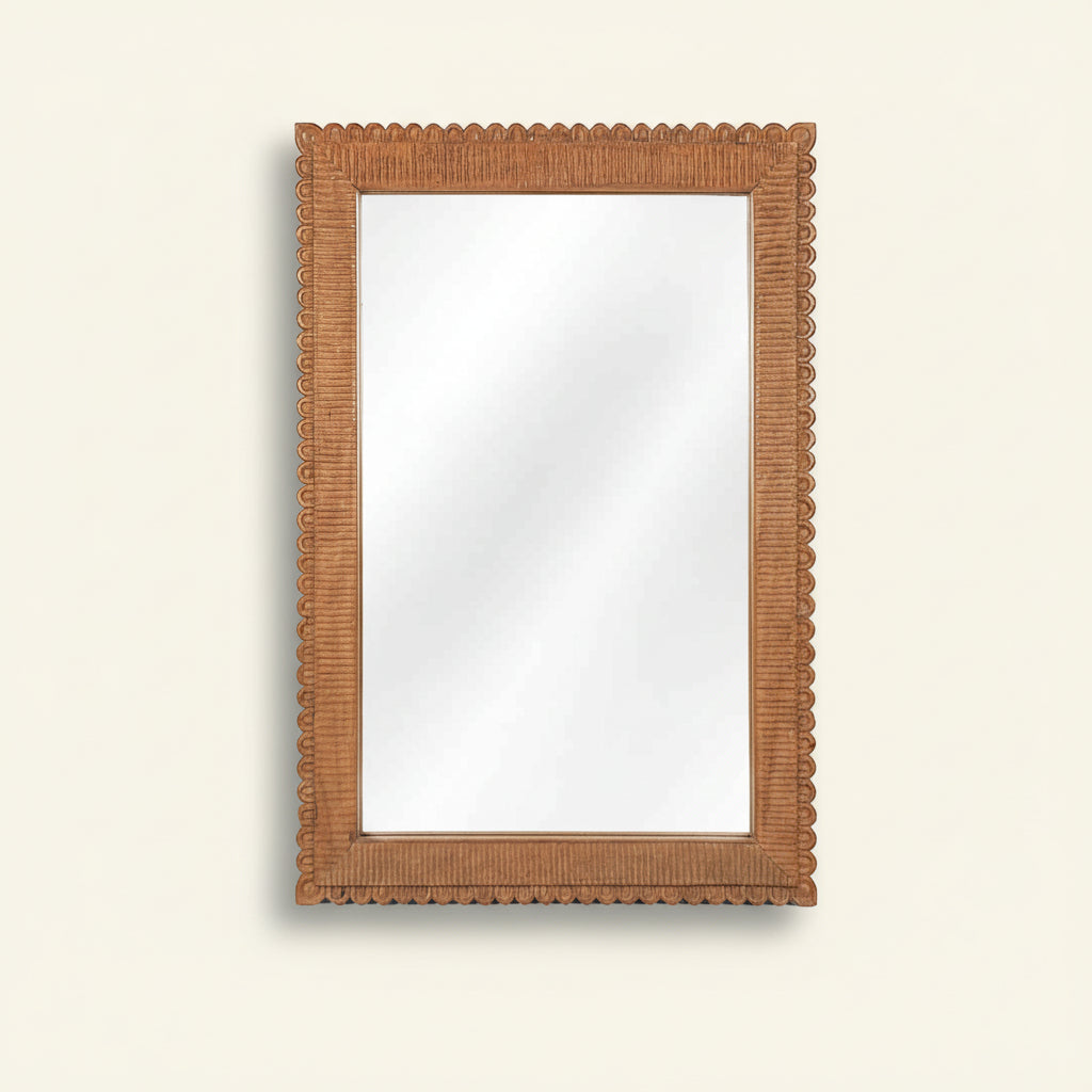 Kadek Carved Mirror- Small