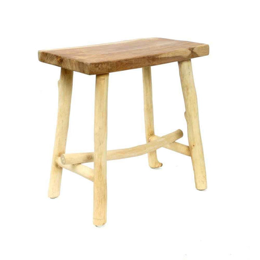 KALAK STOOL + SIDE TABLE | NATURAL | IN-OUTDOORS
