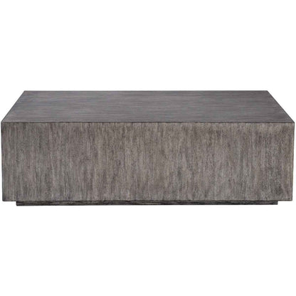 KAREEM METALLIC GRAY BLOCK COFFEE TABLE