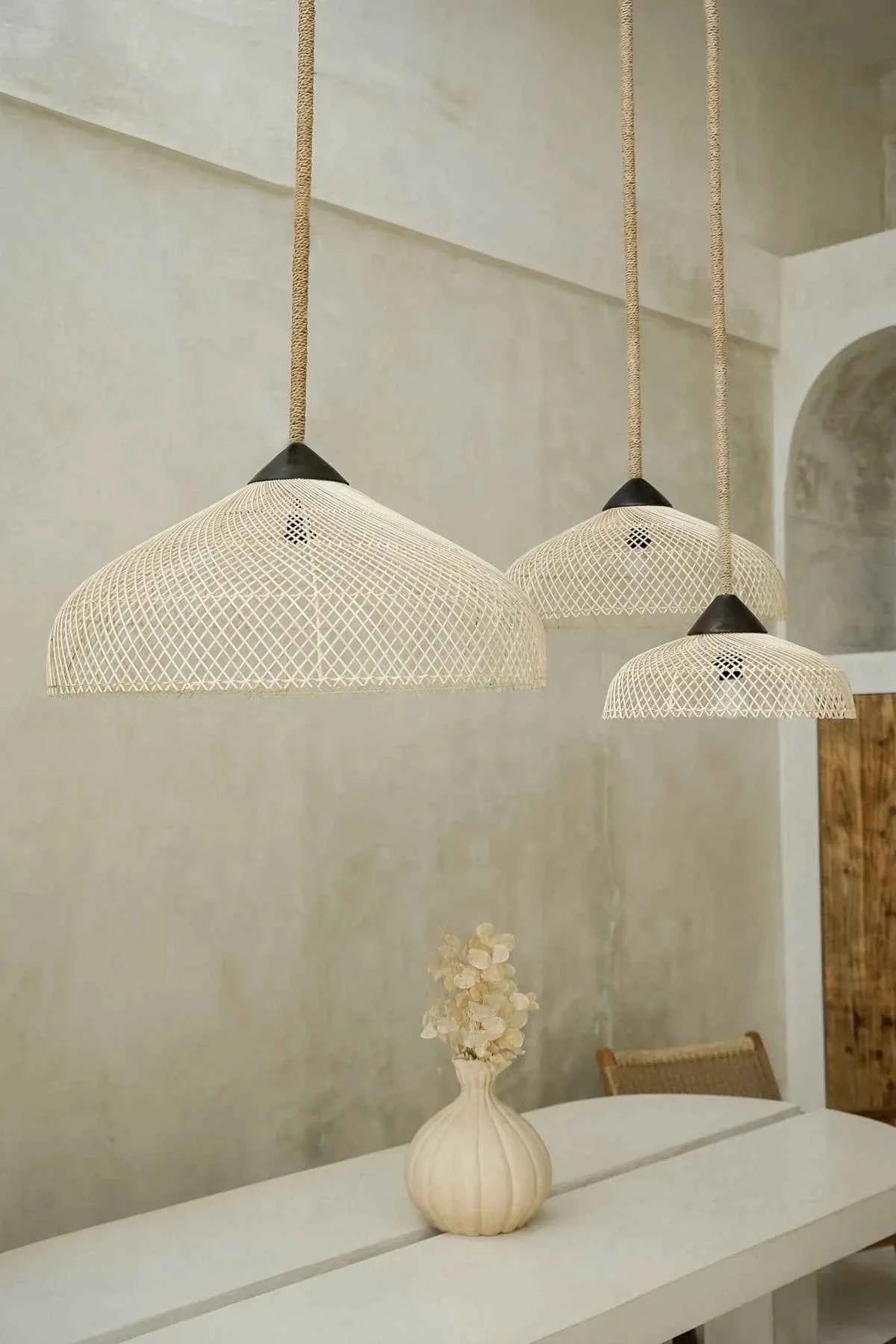KAYU ATAL PENDANT | NATURAL RATTAN | XL