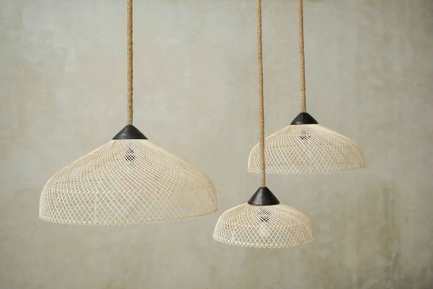 KAYU ATAL PENDANT | NATURAL RATTAN | XL