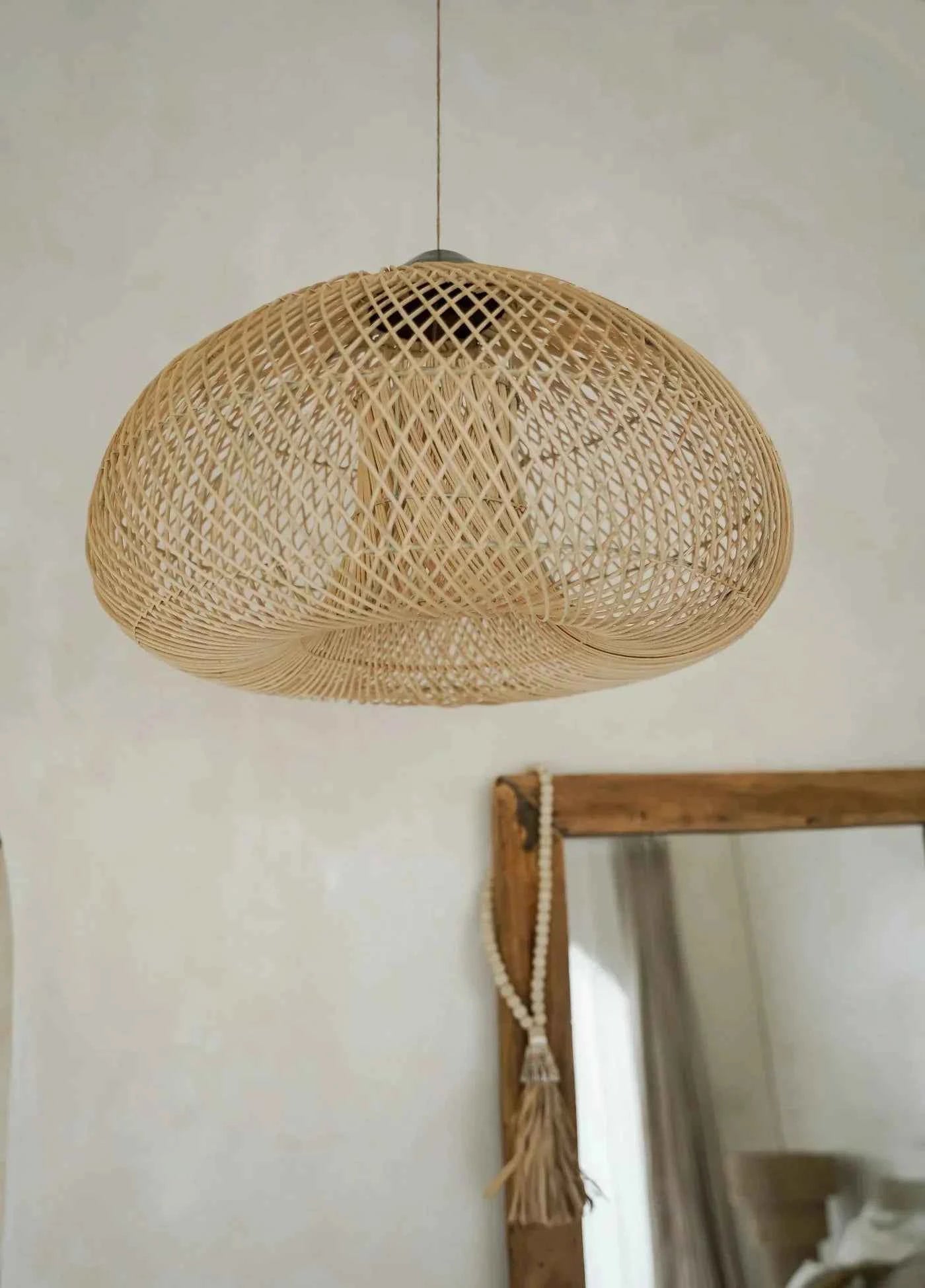 KAYU PENDANT | NATURAL RATTAN | LARGE