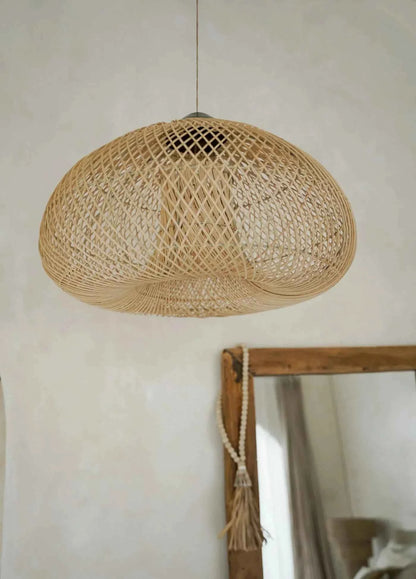KAYU PENDANT | NATURAL RATTAN | LARGE