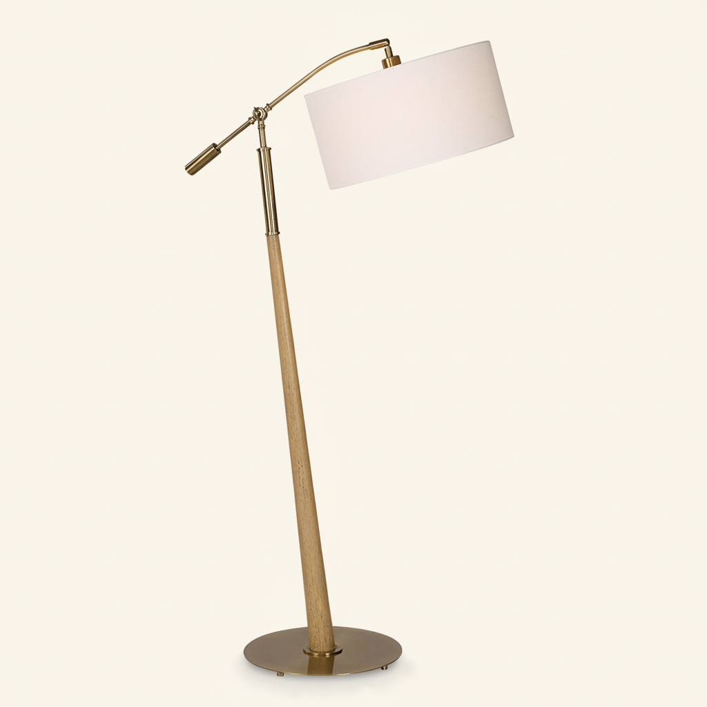 KENNETT WOODEN FLOOR LAMP